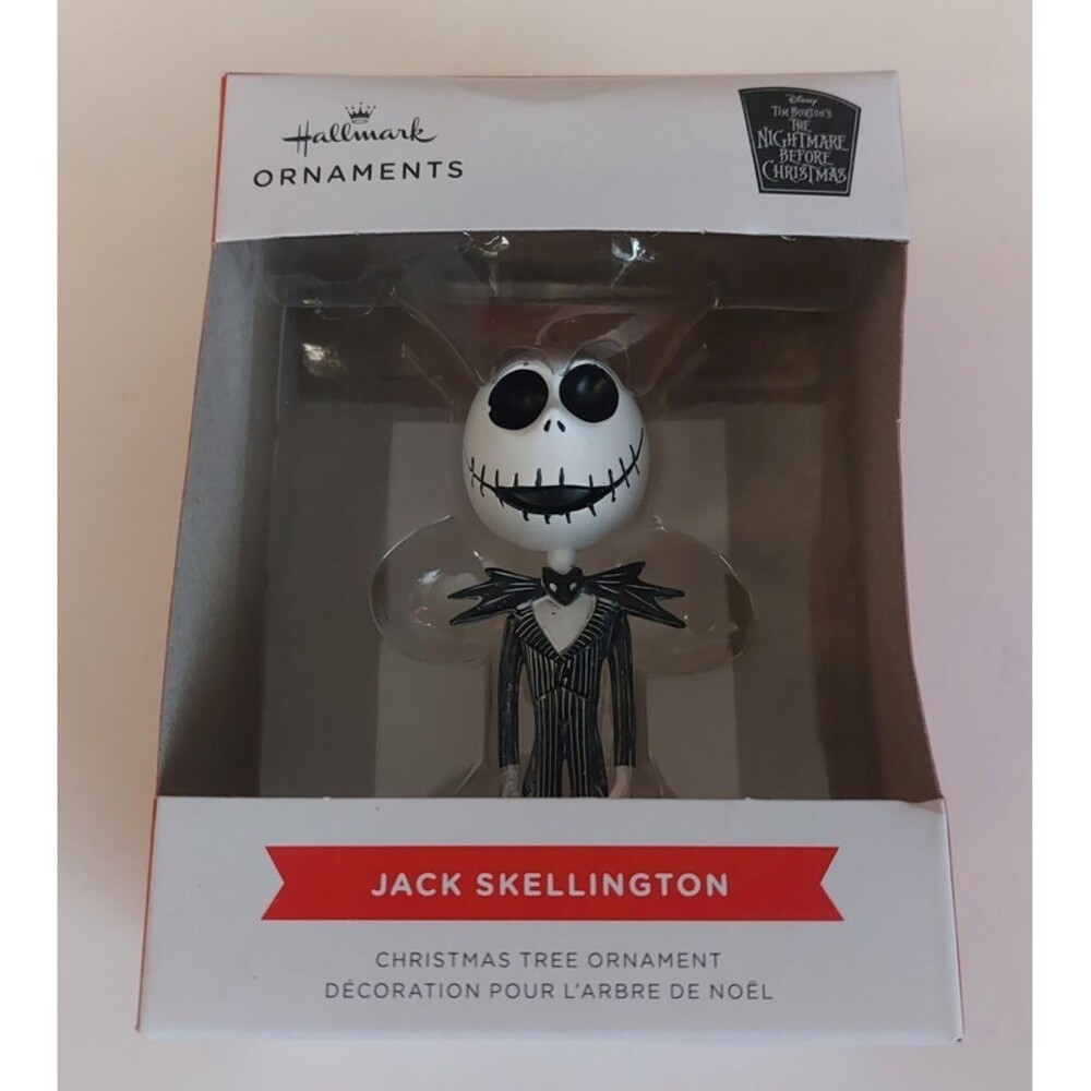 Hallmark 2022 The Nightmare Before Christmas JACK SKELLINGTON Tree Ornament - Picture 1 of 3